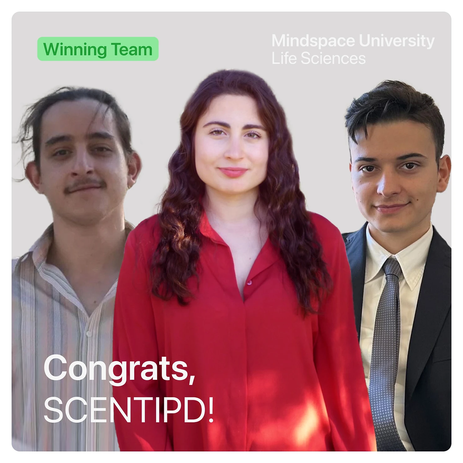 Mindspace University-Life Sciences: Νικήτρια η ομάδα SCIENTIPD!
