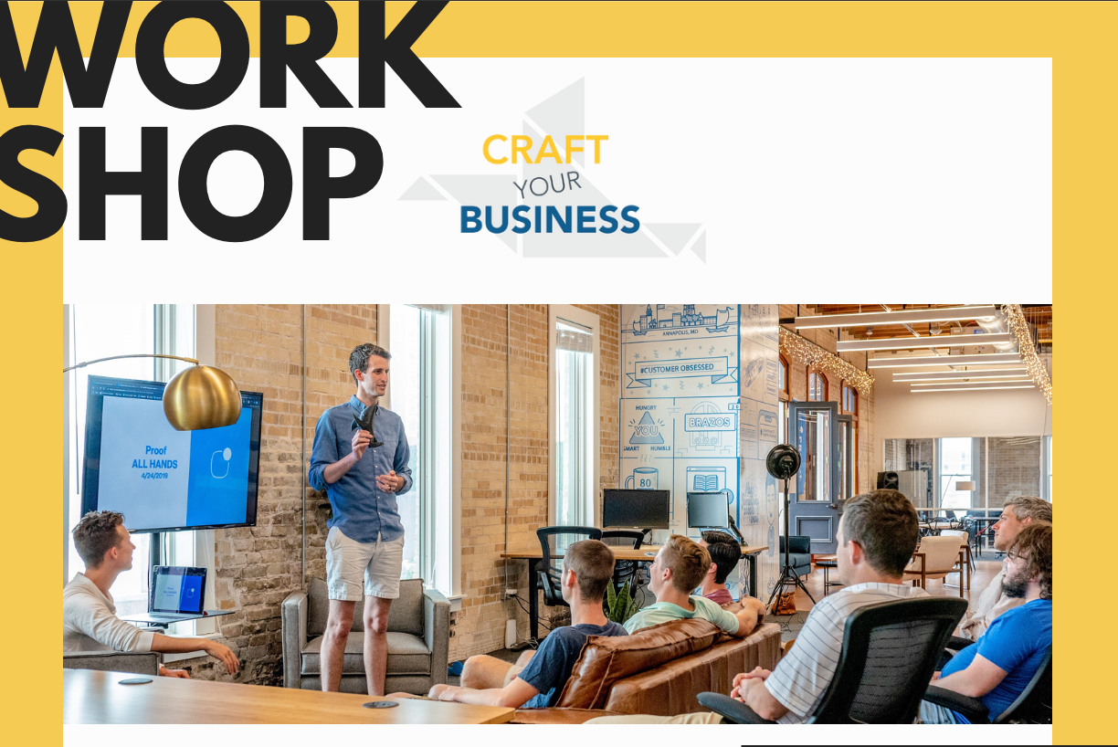Στο workshop του “Craft Your Business”, ξανά!