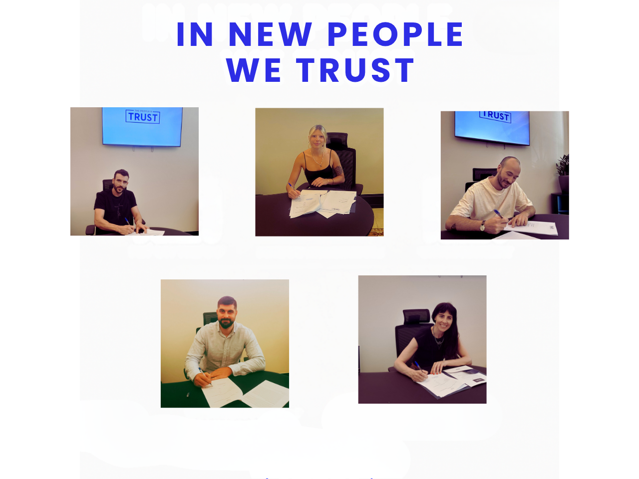 Οι νέοι επιχειρηματίες του The People’s Trust